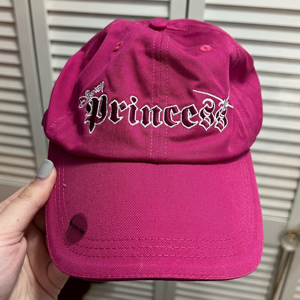 Pink Disney Princess baseball cap hat